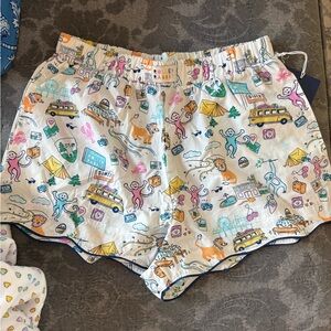 Roller Rabbit Multicolor Adventure Print Women's Shorts
